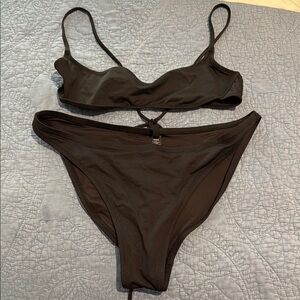 Skims Black Bikini Set